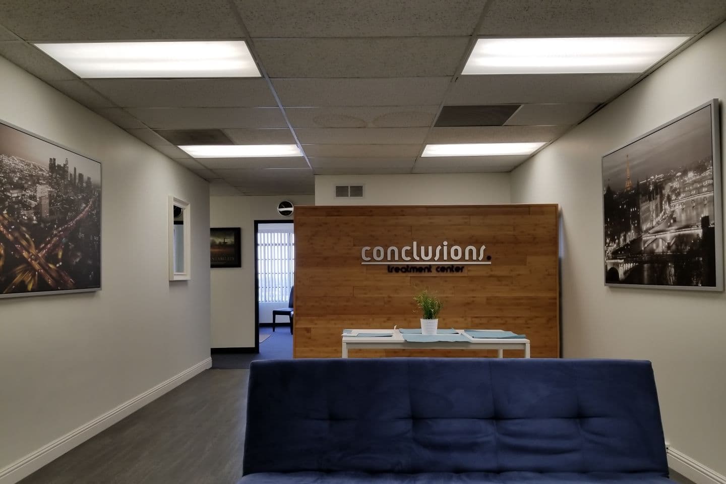 Reception area