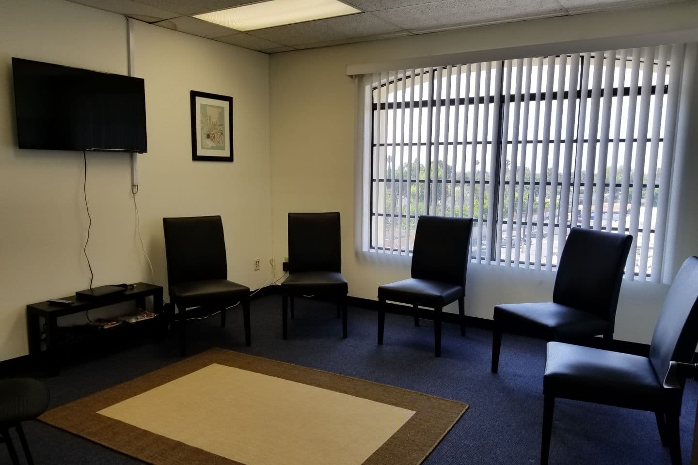 Group therapy room
